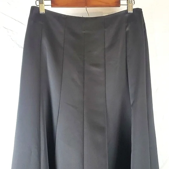 NWT Tadashi Shoji Tadashi Collection Black Floor Length Formal Maxi Skirt - Picture 2 of 10